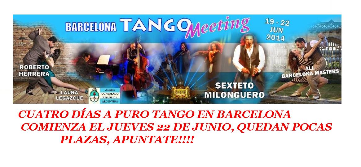 EL TANGO INVADE BARCELONA EL PROXIMO JUEVES